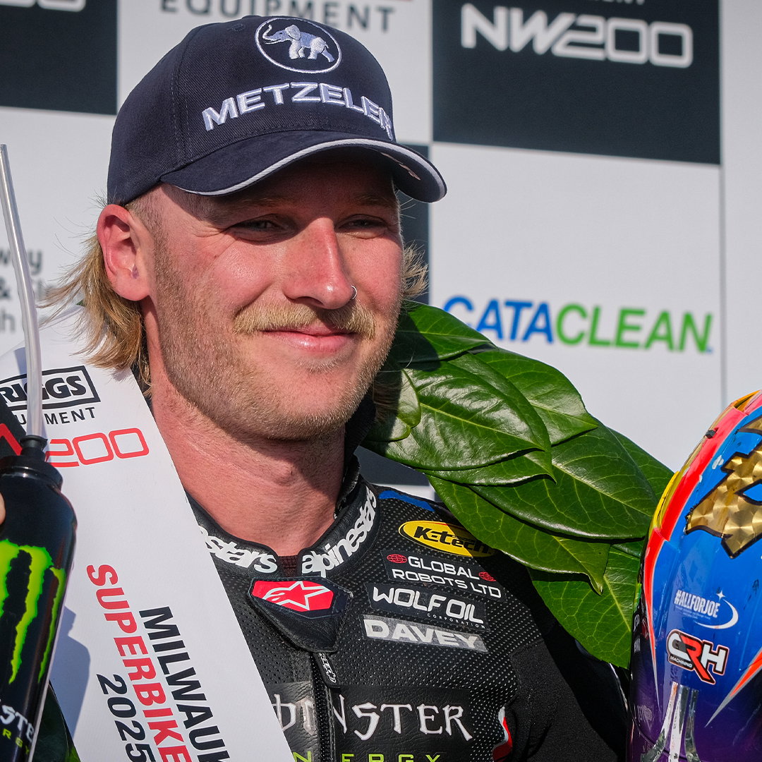 Davey Todd, 2025 North West 200, podium.